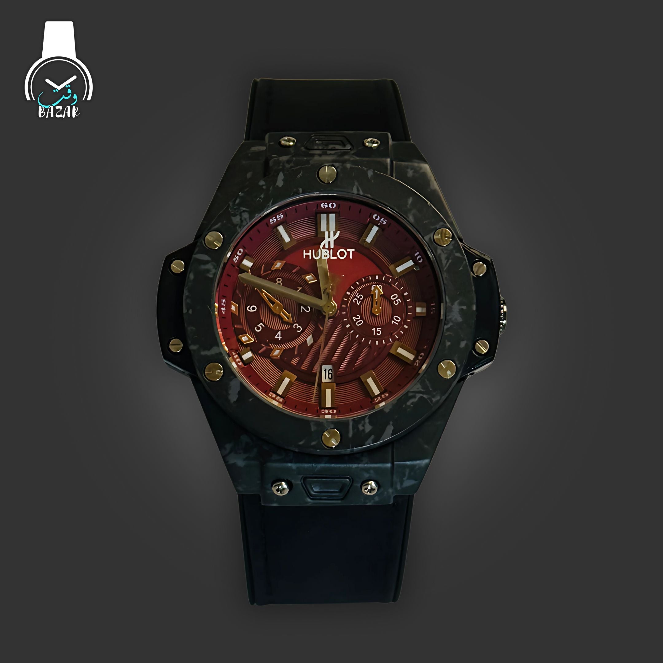 Authentic Hublot Big Bang King Power 48mm men’s chronograph – front view